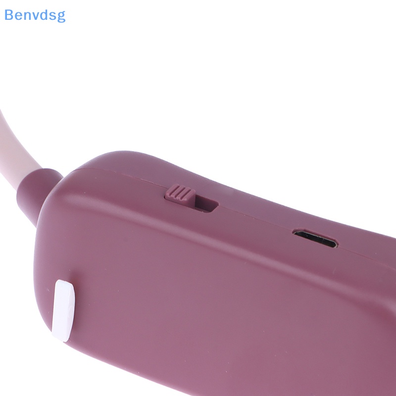 Quạt Đôi Mini Đeo Cổ Rảnh Tay Có Thể Sạc Lại Bằng Cổng USB