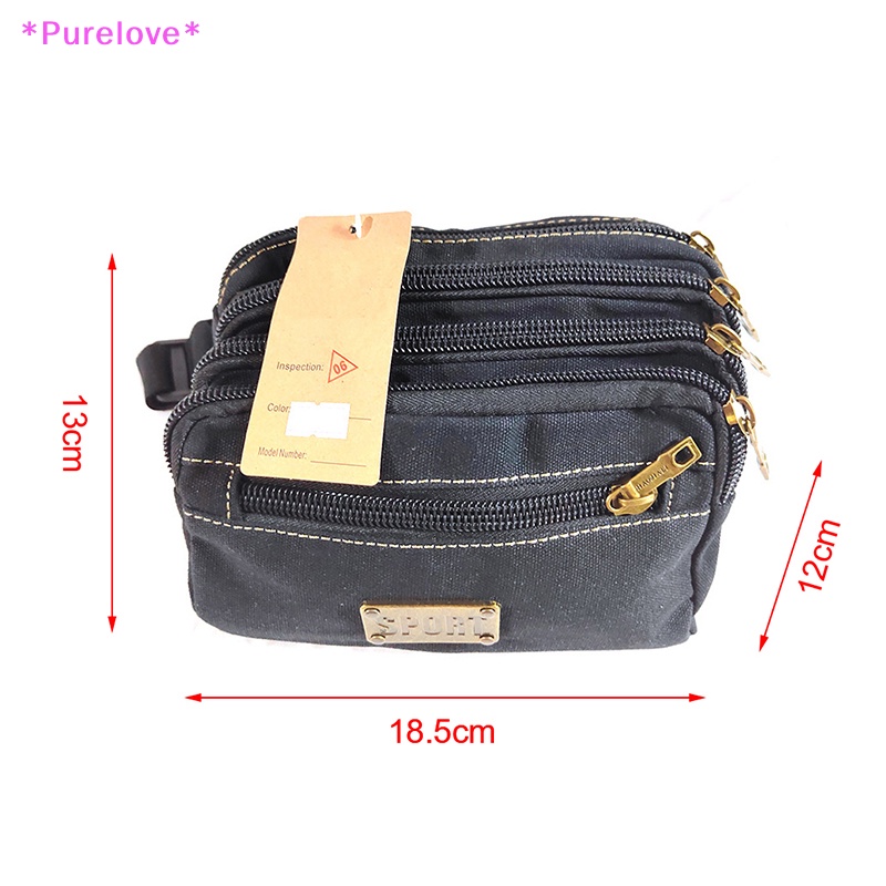 Túi Canvas Đeo Hông Đựng Điện Thoại Chất Lượng Cao Phong Cách Vintage Cho Nam Mới