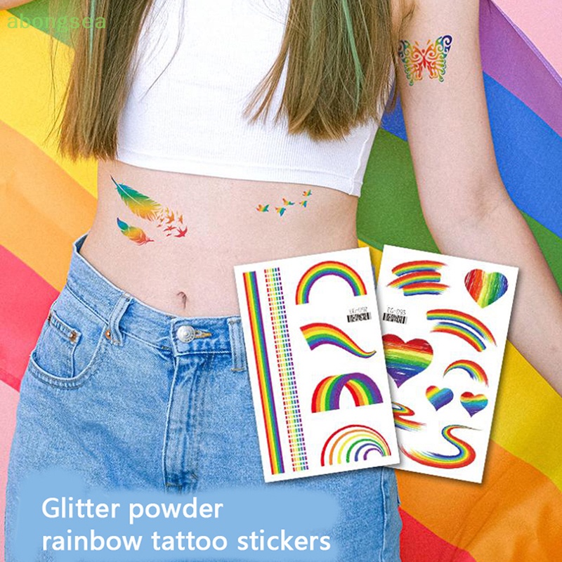 Hình Xăm Dán Tạm Thời Chống Nước Họa Tiết Sọc Rằn Ri Độc Đáo