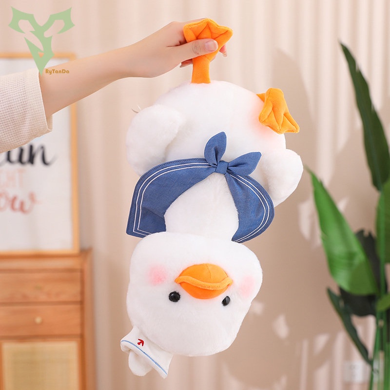 ✨Hàng Mới Về Trong Hàng Mới Về✨Vịt Nhồi Bông Mặc Nón Khăn Choàng Dễ Thương 25 / 40 / 55Cm