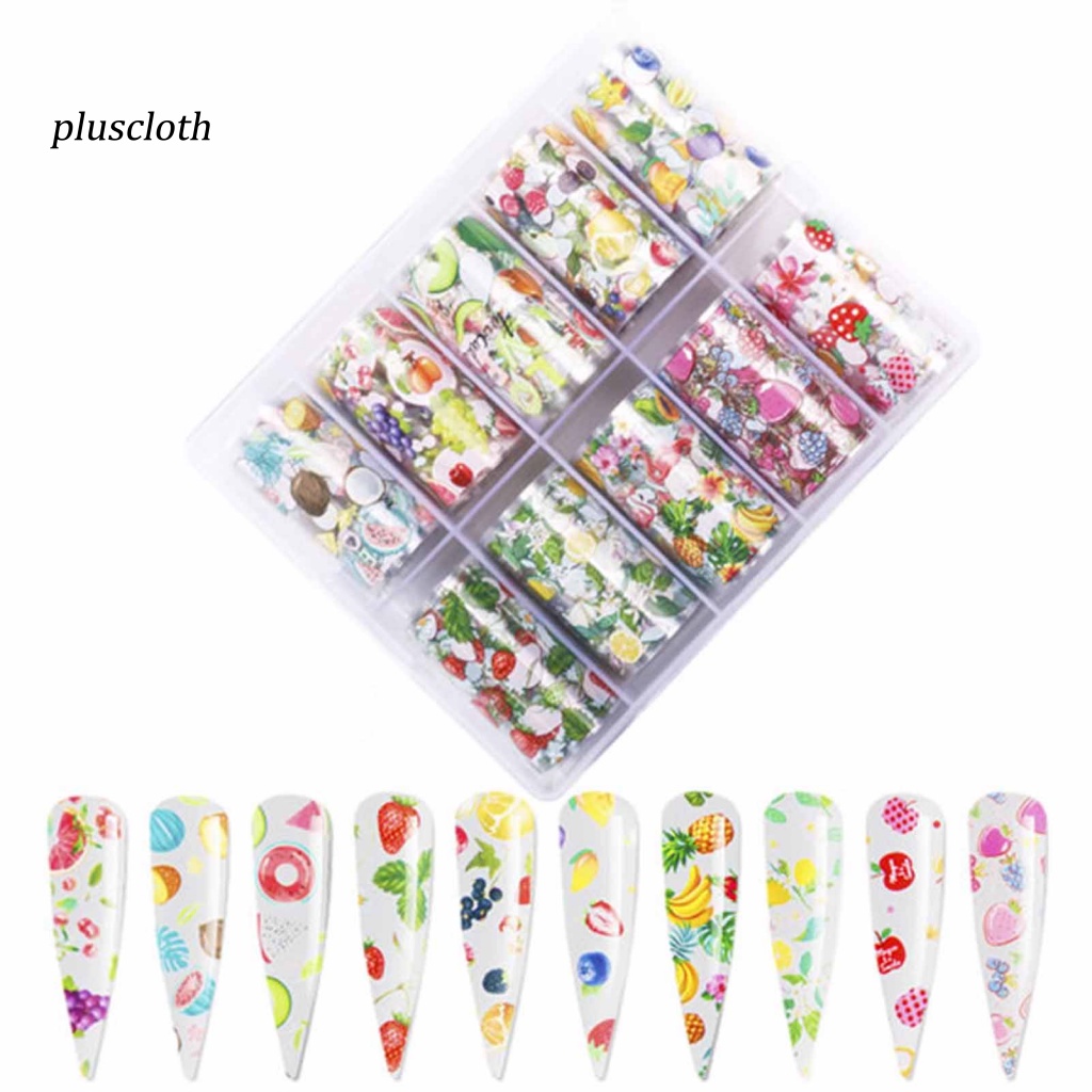 Miếng Dán Trang Trí Móng Tay Họa Tiết Trái Cây Xinh Xắn