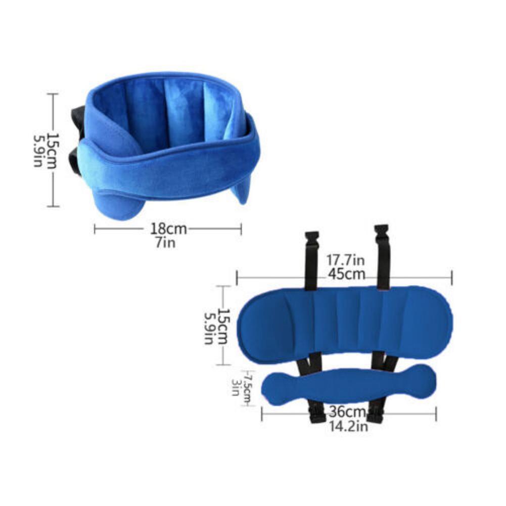 Gối Mềm Tựa Đầu Và Cổ Gắn Ghế Ngồi Xe Hơi Điều Chỉnh Được An Toàn Dành Cho Trẻ B9U6