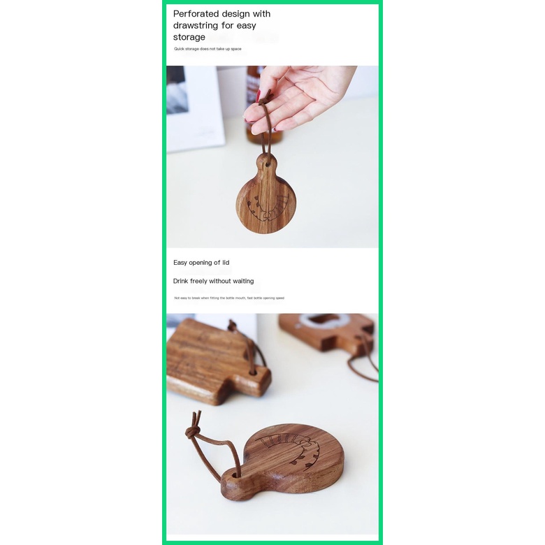 Dụng Cụ Mở Nắp Chai Nhiều Ngăn Có Giác Hút Nam Châm Và Lỗ Có Thể Tùy Chỉnh Thiết Thực Và Tinh Tế Jwv