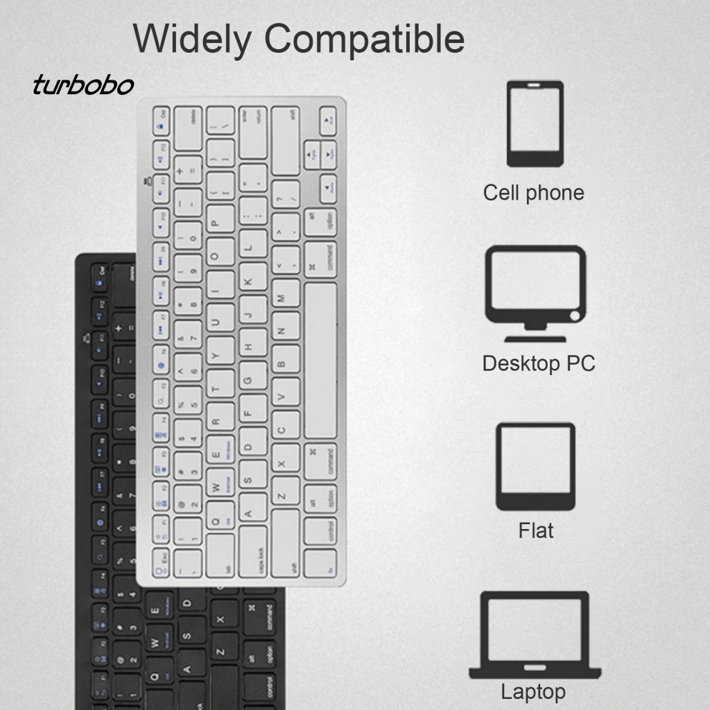 Bàn Phím Không Dây 76 Phím Đa Năng Tiện Dụng Cho Điện Thoại / Máy Tính Bảng