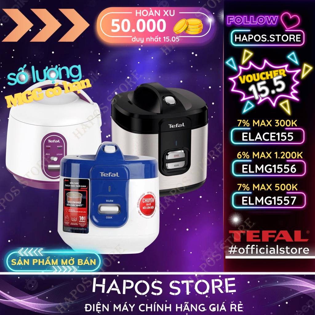 Nồi cơm điện cơ nắp gài mini Tefal, Nồi cơm mini lòng 4 lớp giữ nhiệt tốt - HAPOS