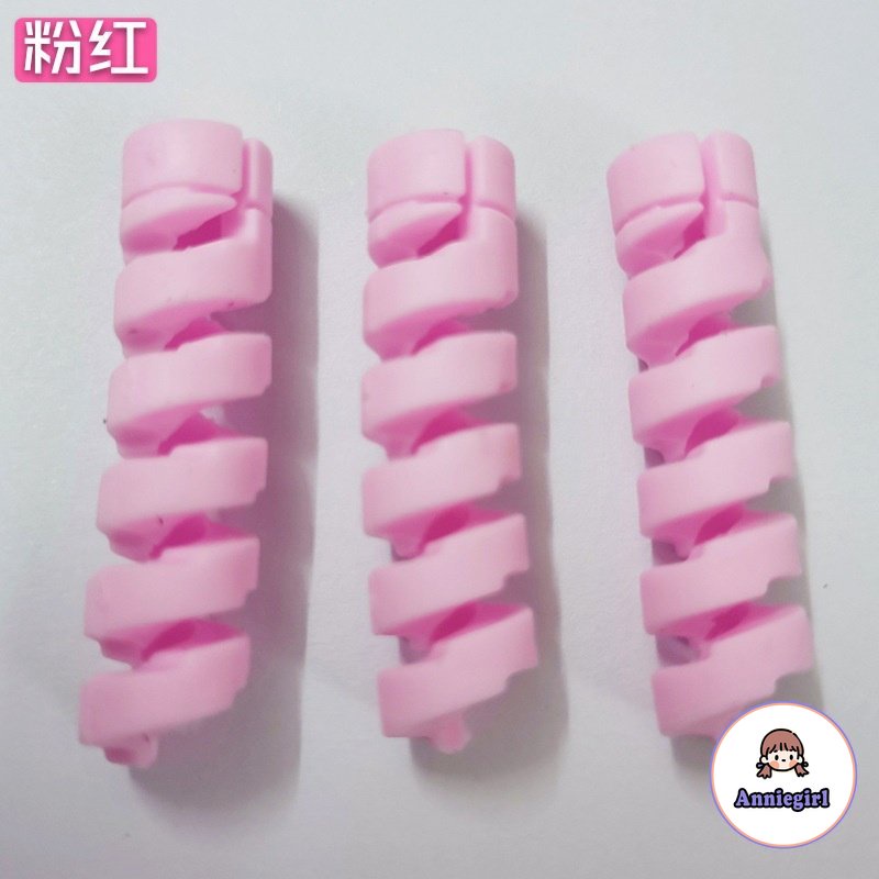 Set 4 Vỏ Bọc Bảo Vệ Dây Cáp Sạc USB Hình Xoắn Ốc Thông Dụng