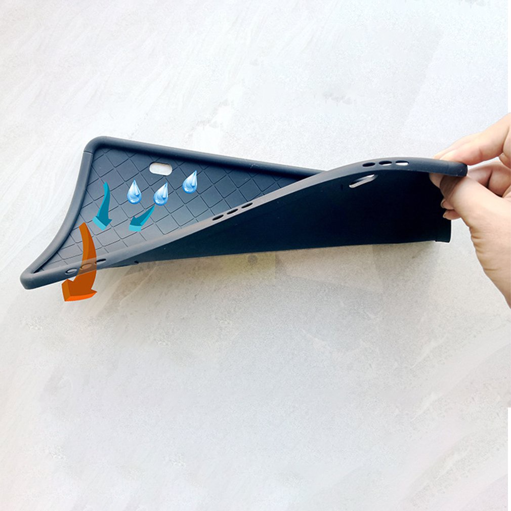 Silicone License Plate Frames Weather-Proof Car Cover Rust-Proof Black Bracket Holder [Q/13]