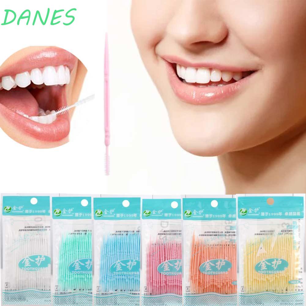 Set 100 Bàn Chải Hai Đầu Màu Sắc Kẹo Ngọt