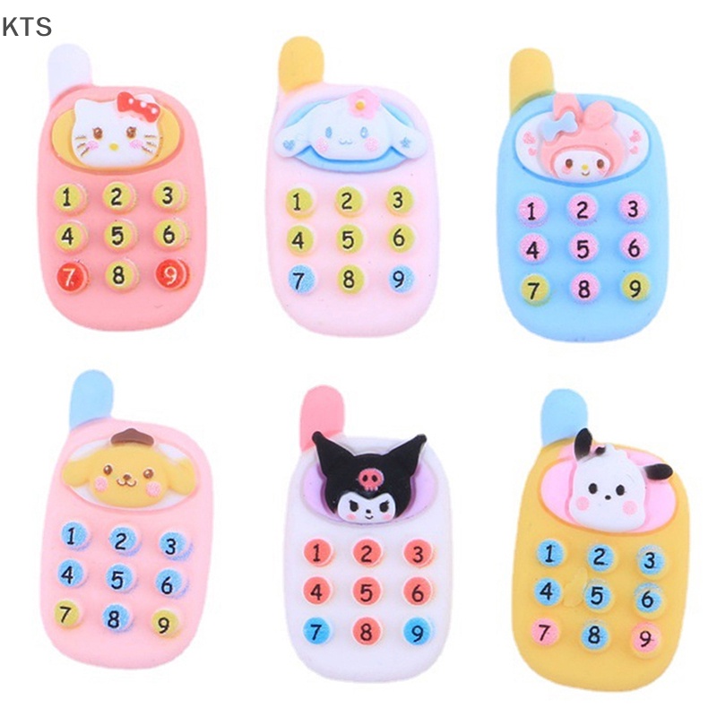 Set 10 Mô Hình Chiếc Điện Thoại Mini Xinh Xắn Dùng Để Trang Trí Nhà Búp Bê