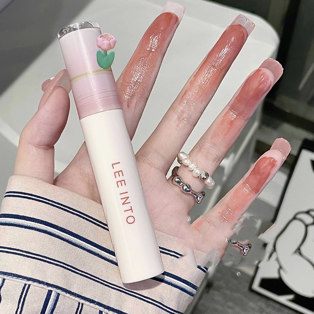 Lee Son Bóng Dưỡng Ẩm Lâu Trôi Màu Đào Xinh Xắn