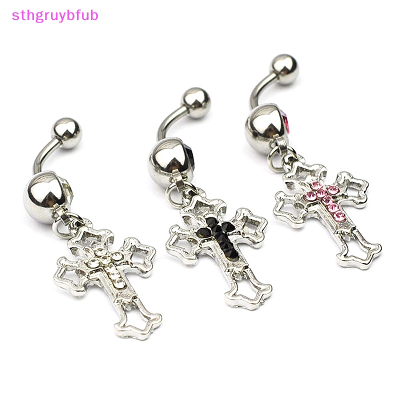 Khuyên RốN HìNh Chữ ThậP BằNg ThéP Y Tế