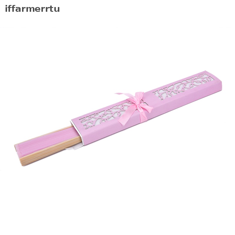 If 1 Chiếc Quạt Cầm Tay Bằng Tre Lụa Màu Ngà Trung Quốc Làm Quà Tặng Đám Cưới Bán Chạy Mertu