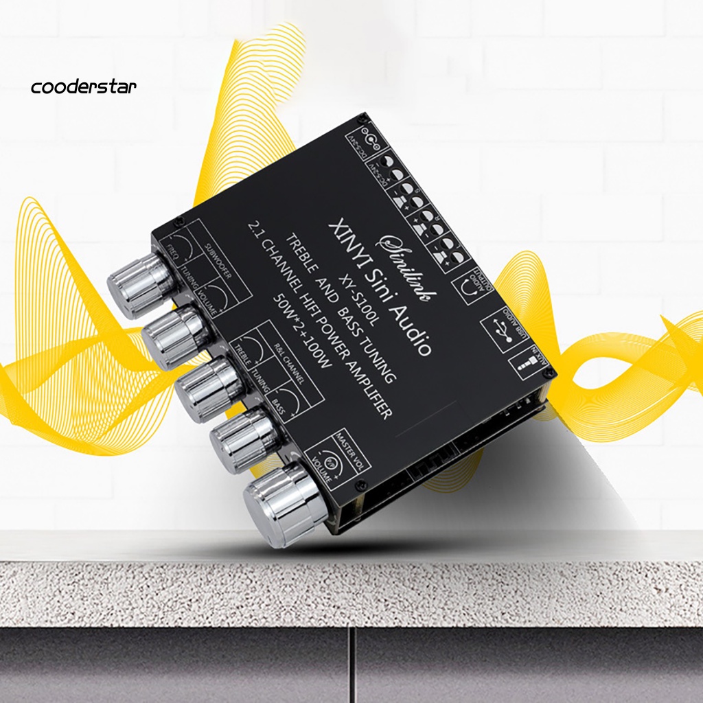 Bảng Mạch Khuếch Đại Âm Thanh 50Wx2 + 100 Bluetooth 5.0 2.1 Đa Năng Chuyên Dụng