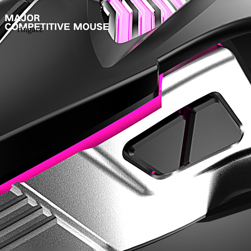 Chuột Chơi Game RGA Q1 Có Dây Chống Sốc RGB 3600DPI USB Esports Chất Lượng Cao