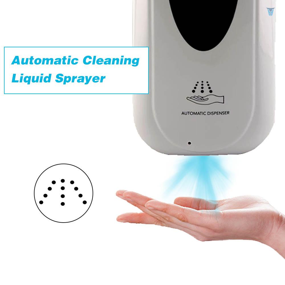 Bình Xịt Nước Rửa Tay Cảm Ứng Tự Động 1200ml Không Cần Khoan