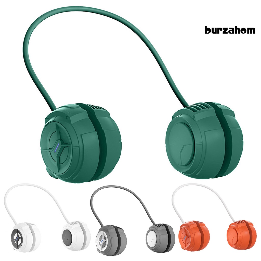 1 Bộ Quạt Treo Cổ Không Cánh 3 Tốc Độ Gió Tiếng Ồn Thấp 7 Màu Sắc Tùy Chỉnh Tiện Dụng