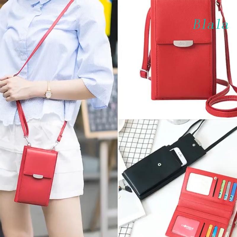 Ví Da PU Đeo Chéo Đựng Điện Thoại Dành Cho Nữ