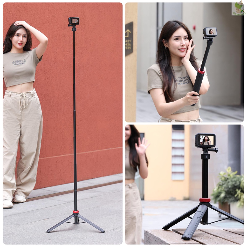 Ulanzi Go-Quick II Sports Camera Selfie Stick Tripod Magnetic Quick Release Mount Max.140cm/55in Extra Long Extension Re   Came-6.5
