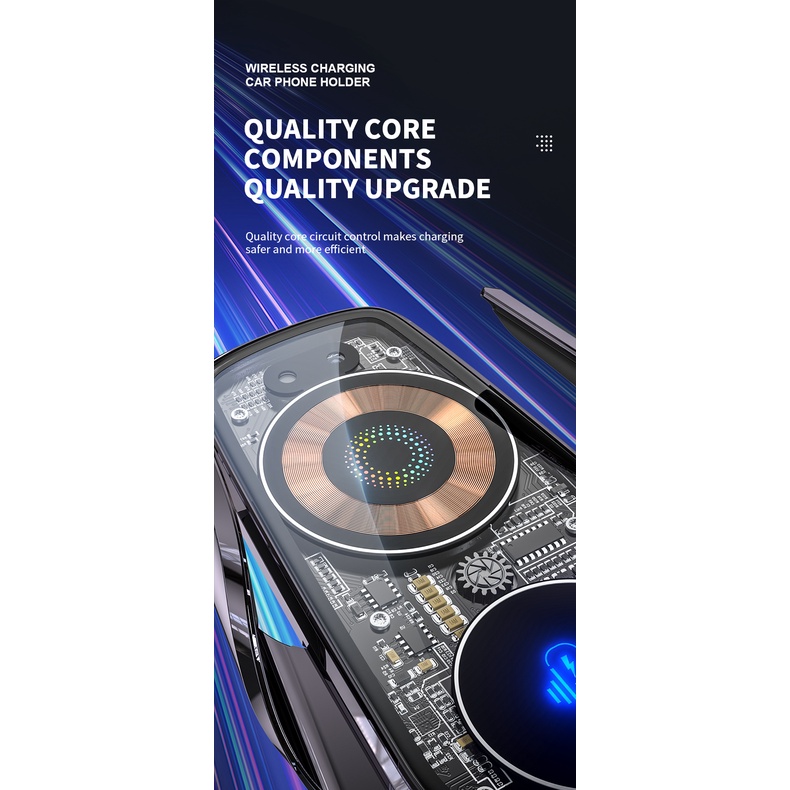 Giá Đỡ Điện Thoại Kiêm Sạc Nhanh Không Dây 30w Cho iphone 14 13 12 samsung xiaomi