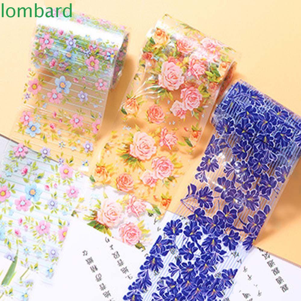 Nhãn Dán Trang Trí Móng Tay Tự Dính Đầy Màu Sắc Họa Tiết Hoa Lá