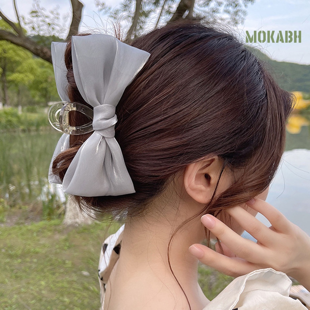 Kẹp Tóc Hình Nơ Màu Sắc Tươi Sáng Thời Trang Cho Nữ