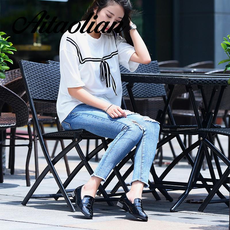 Giày Cao Gót Da Bóng Mũi Nhọn Phong Cách Hàn Quốc