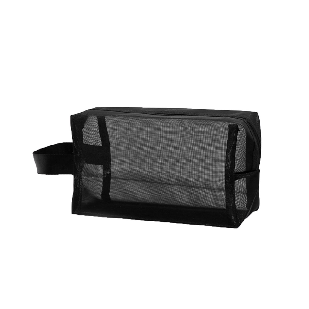 Wishmart.tw Túi Đựng Mỹ Phẩm Son Môi Bút Chì Kẻ Lông Mày Cầm Tay Thoáng Khí