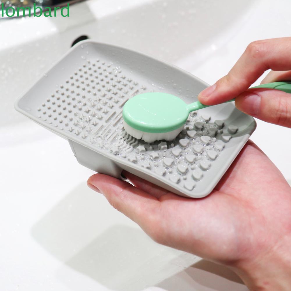 Tô Silicone Cầm Tay Có Thể Gập Lại Dùng Đựng Cọ Trang Điểm Tiện Dụng