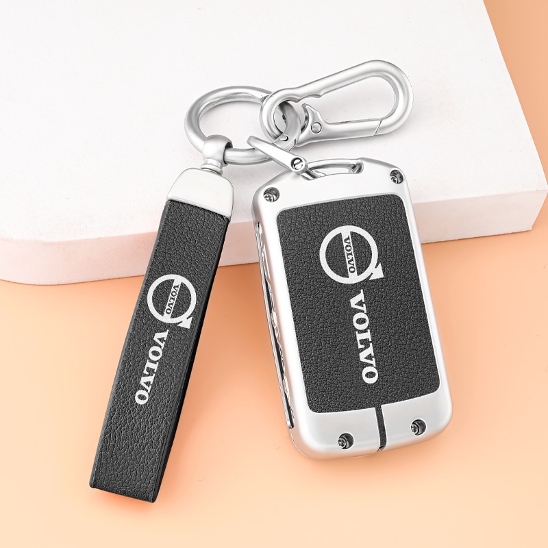Ốp Bảo Vệ Chìa Khóa Xe Hơi Volvo S60 Xc90 S90 Xc40l V60 Xc60 V90 Bằng Hợp Kim