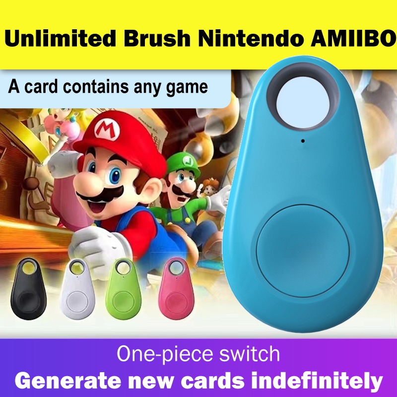 Công tắc amiibolink Móc Khóa Thẻ NFC không giới hạn Bluetooth móc khóa hình động vật Zelda Crossing Pokemon Mario Công tắc mô phỏng keyfob