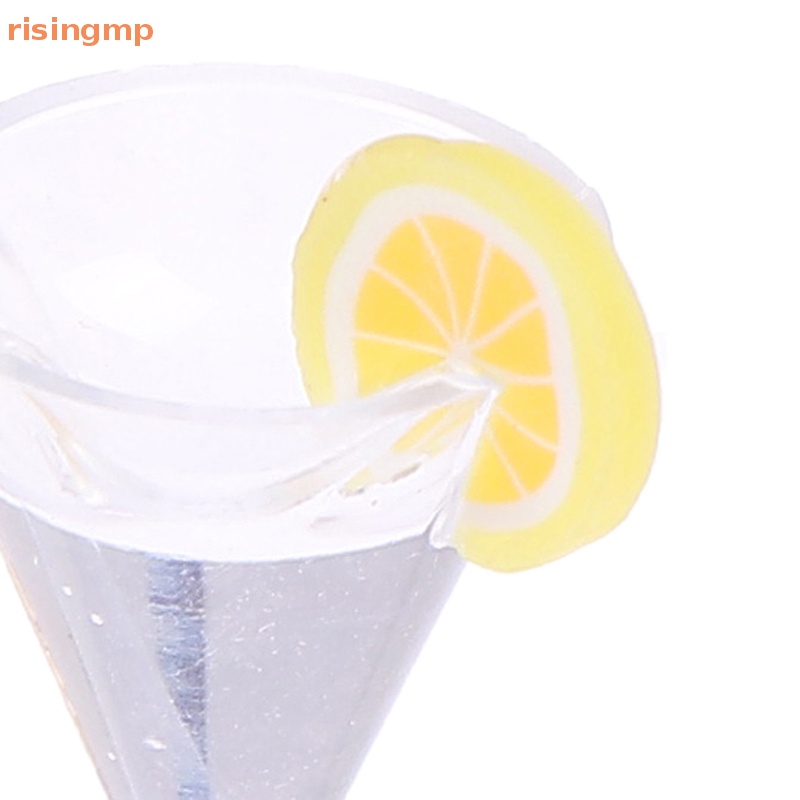 Set 2 Ly Nước Ép Trái Cây Mini Tỉ Lệ 1: 12 Trang Trí Nhà Búp Bê