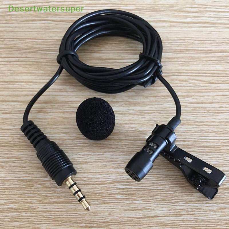 Micro Có Dây 1.5m Kẹp Áo Jack 3.5Mm Cho Điện Thoại