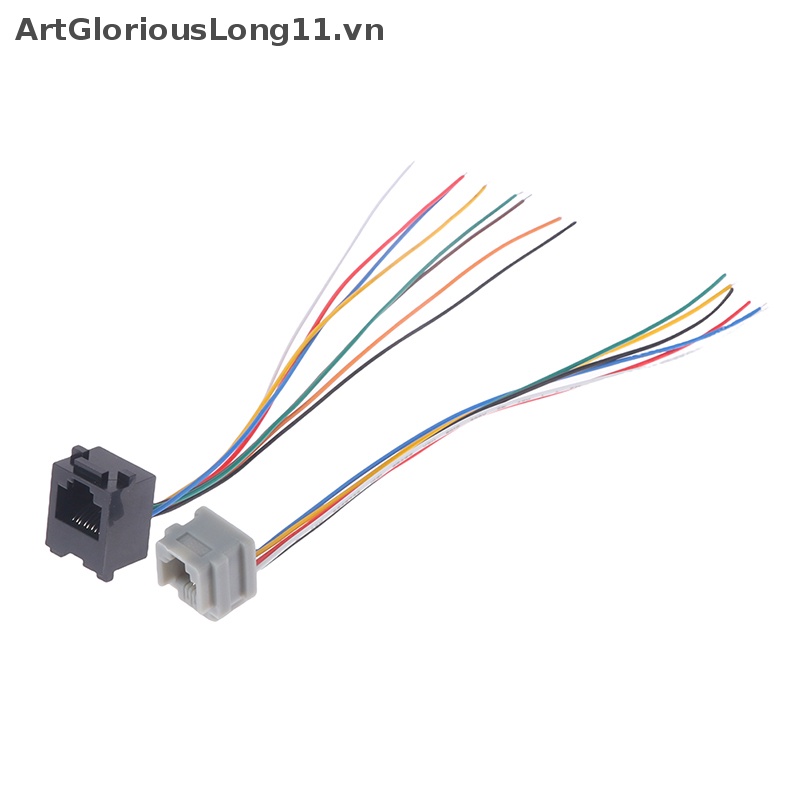 Set 5 Phích Cắm 616E 623k 616M 641D RJ11 / RJ12 / RJ45 15cm Chuyên Dụng Cho Điện Thoại