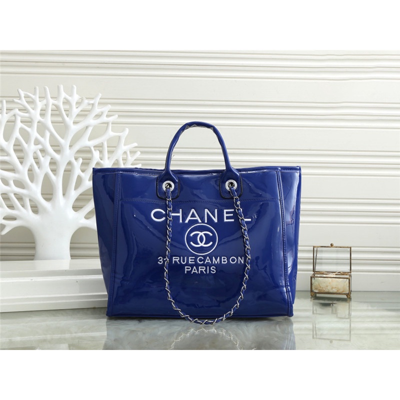 Chan* el_Túi Xách Tote Cỡ Lớn Phong Cách Hàn Quốc Thời Trang Cho Nữ