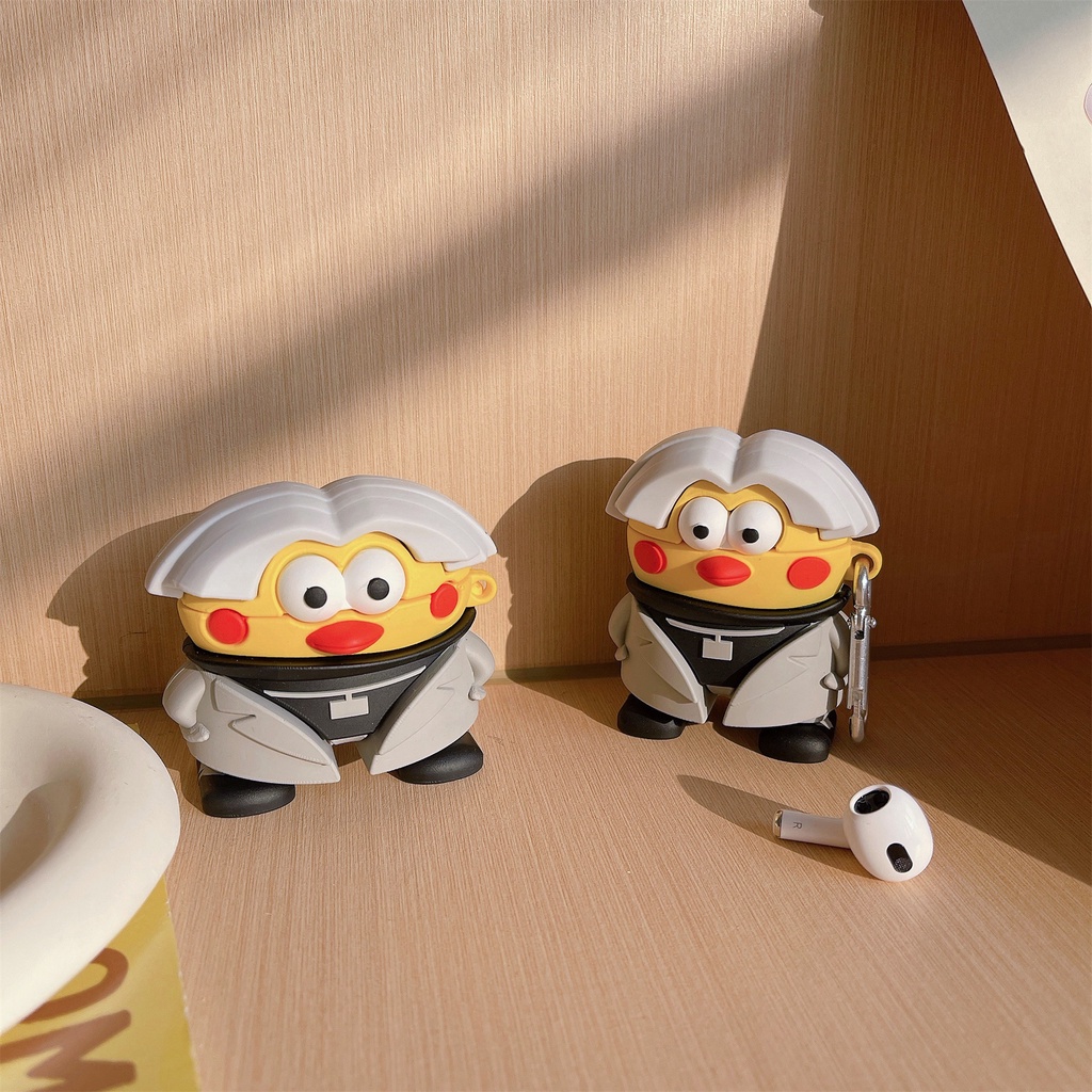 Vỏ Bảo Vệ Hộp Sạc Tai Nghe bluetooth Không Dây Airpods pro 1 / 2 / 3 pro2 Bằng Silicon Mềm Hình Gà Hoạt Hình 3D Dễ Thương