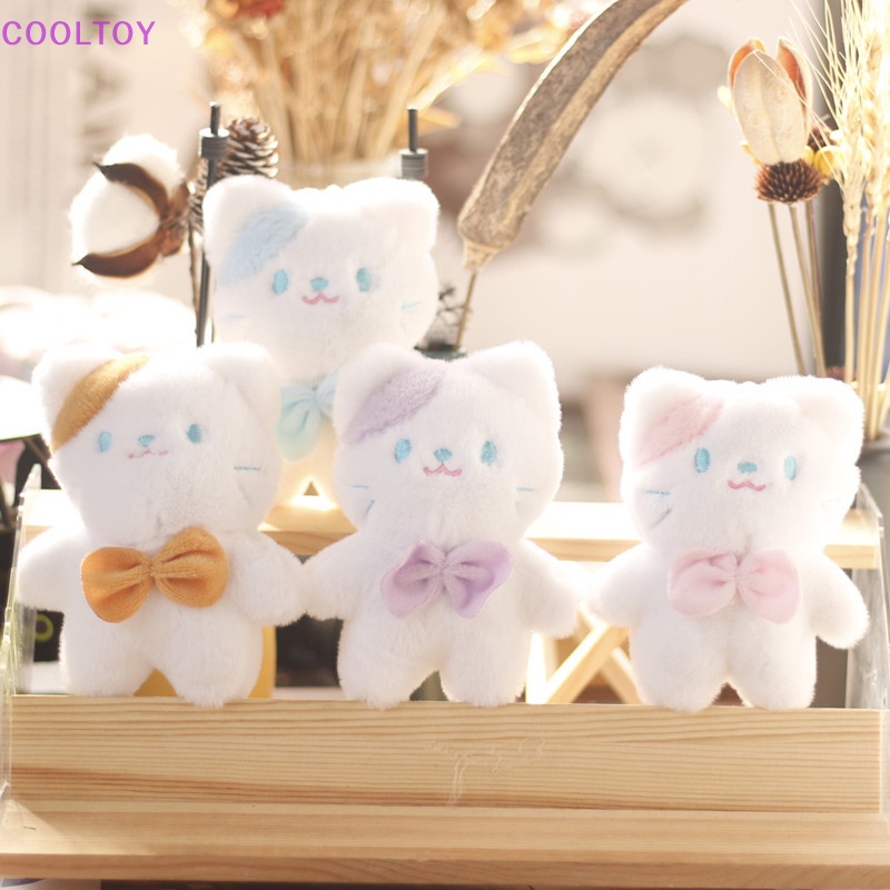 1 Móc Khóa Hình Mèo Nhồi Bông Mềm Mại Dễ Thương