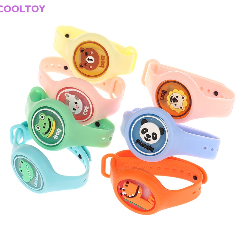 Quạt mini sạc usb Đeo Tay Họa Tiết Hoạt Hình Dễ Thương Cho Bé