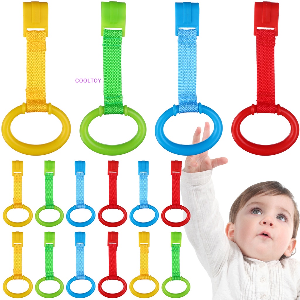 Set 16 Vòng Kéo Gắn Nôi Em Bé 4 Màu Sắc Đa Dạng