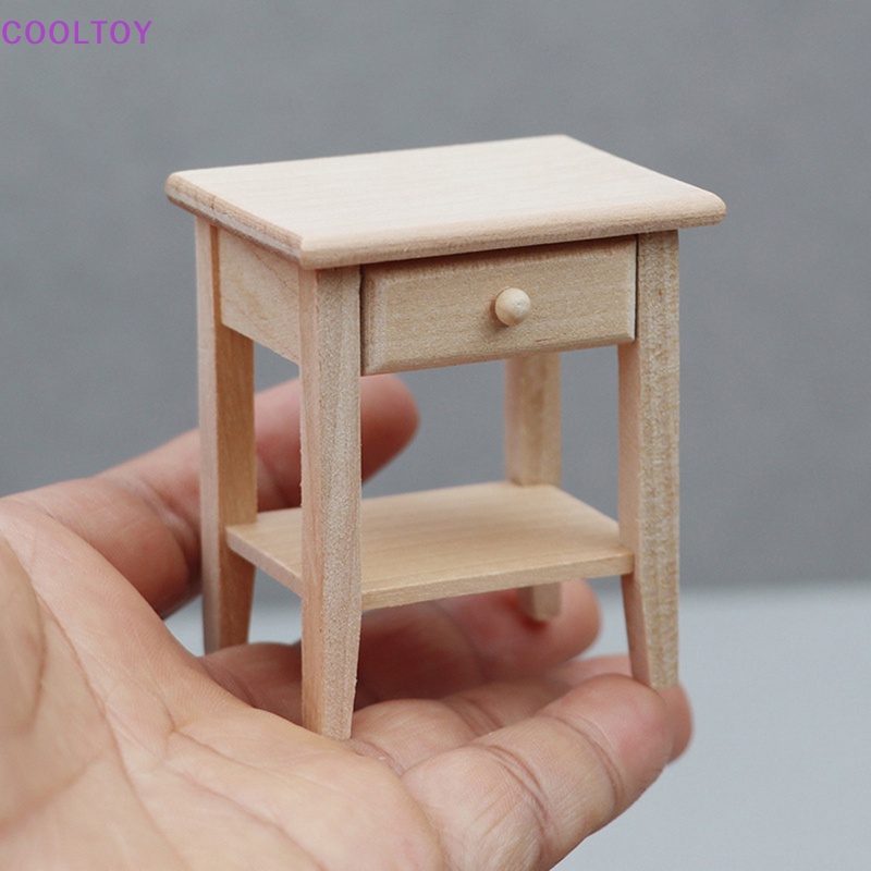 Cooltoy Mô Hình Nội Thất Phòng Khách / Giường Ngủ Thủ Công Màu Trơn Mini Tỉ Lệ 1 / 12 Trang Trí Nhà Búp