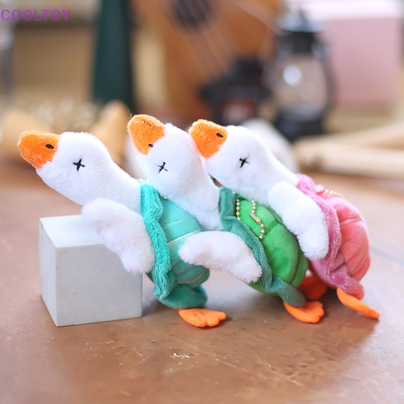 Móc Khóa Hình Ngỗng Trắng Nhồi Bông Dễ Thương