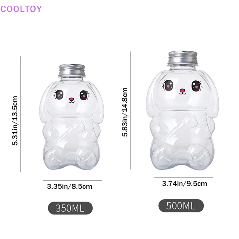 1 Ly Uống Nước Hình Thỏ Hoạt Hình Dễ Thương