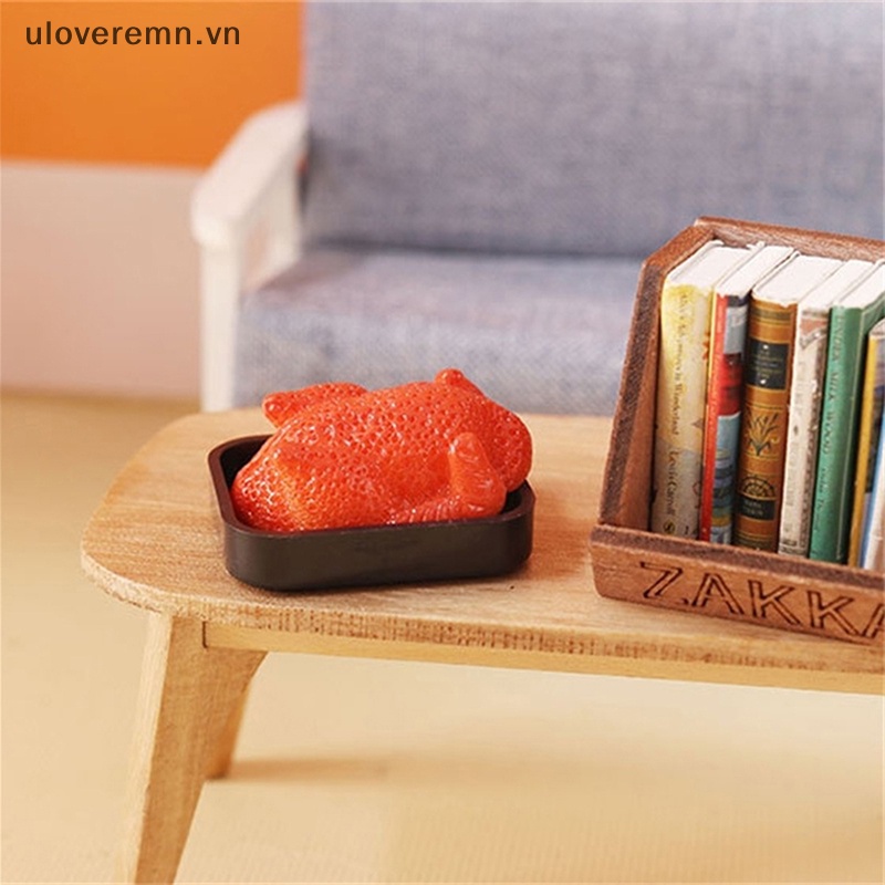 1 Bộ Đồ Chơi Gà Nướng Bánh Dành Cho Nhà Búp Bê Tỷ Lệ 1: 12