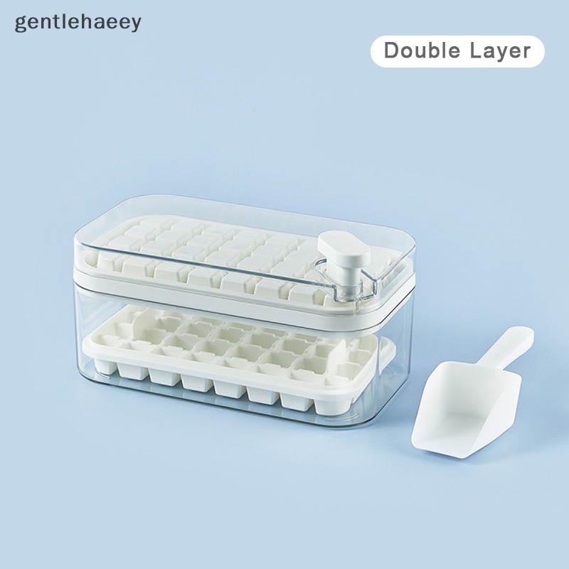 1 Khuôn Làm Đá Bằng Nhựa Dạng Nhấn Một Nút