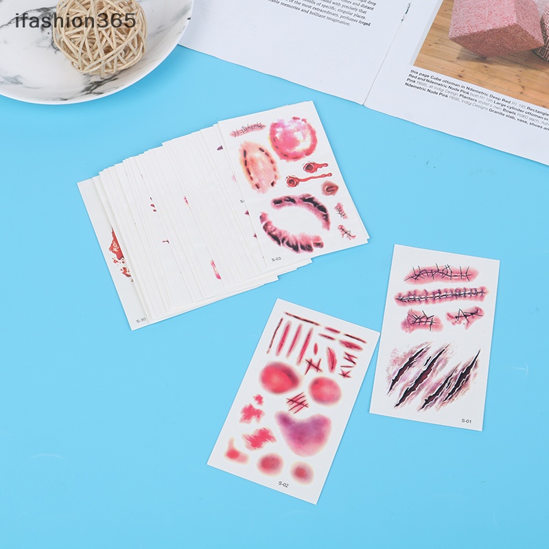Sticker Vết Thương Giả Chống Thấm Nước Dùng Hóa Trang Halloween ifashion365