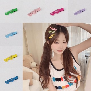 Kẹp Tóc Mái Nhiều Màu Sắc Họa Tiết Trái Tim Dễ Thương Cho Nữ