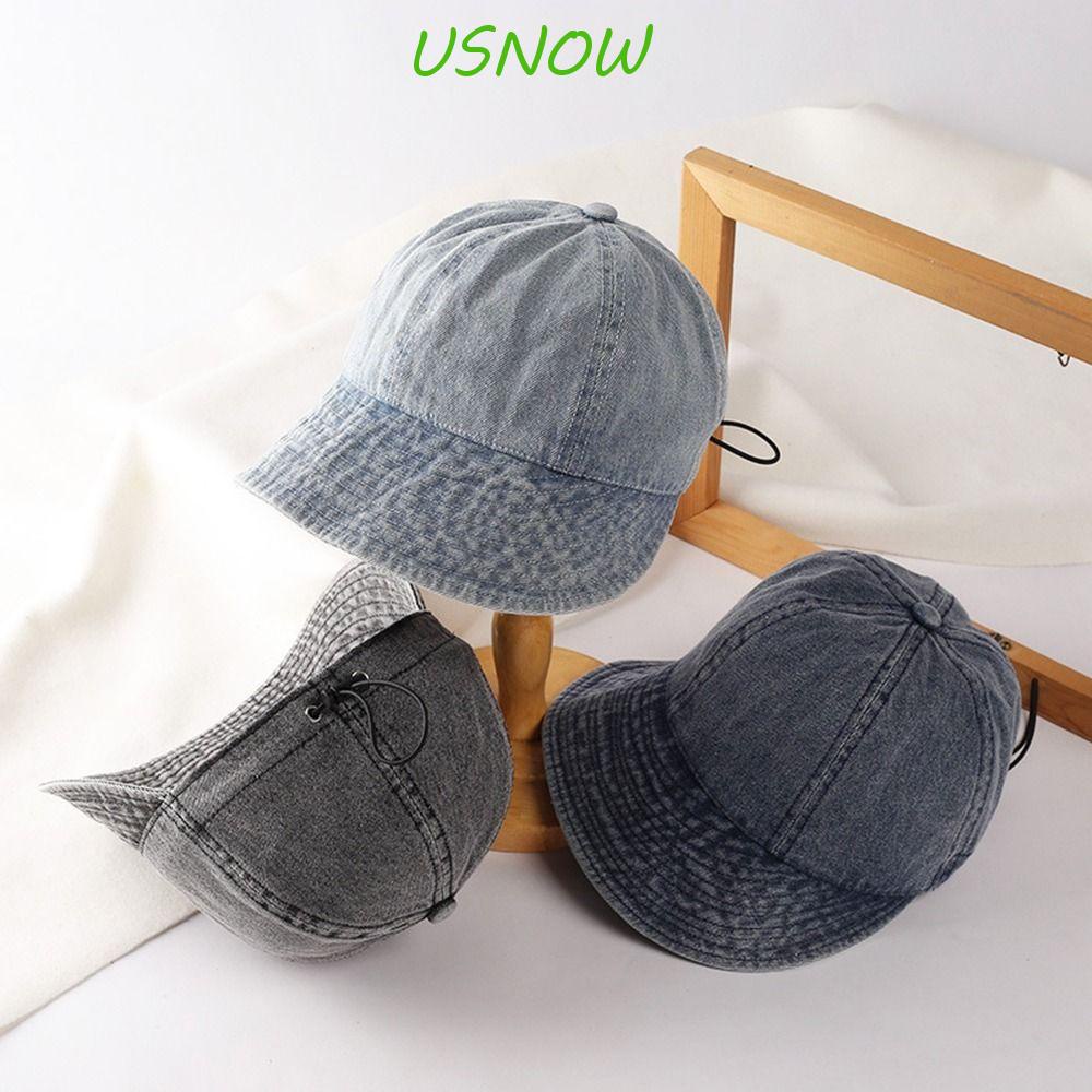 Nón Lưỡi Trai Denim Phong Cách Hip Hop Hàn Quốc Cho Nữ