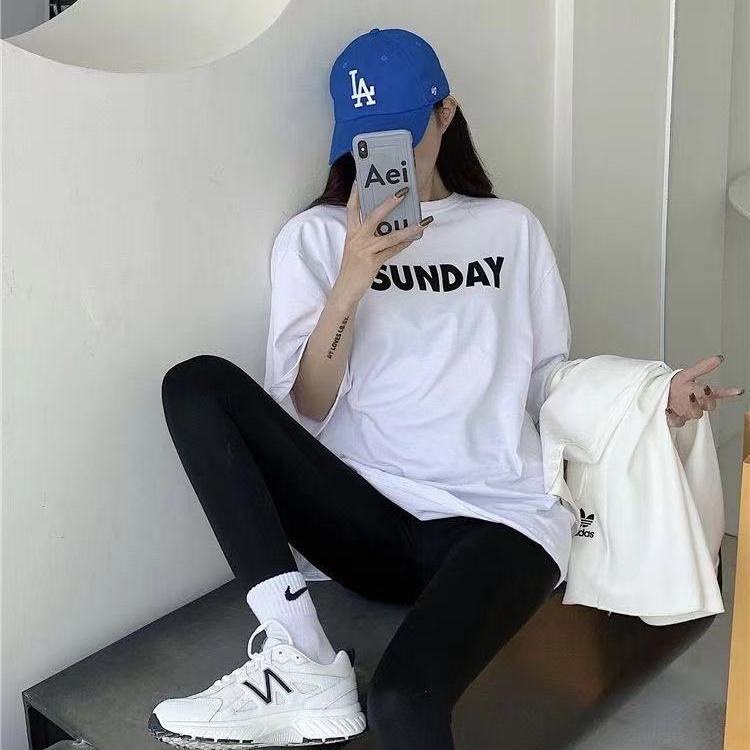 COZOK Áo Thun Ngắn Tay Dáng Rộng Thời Trang Hàn Quốc Cá Tính