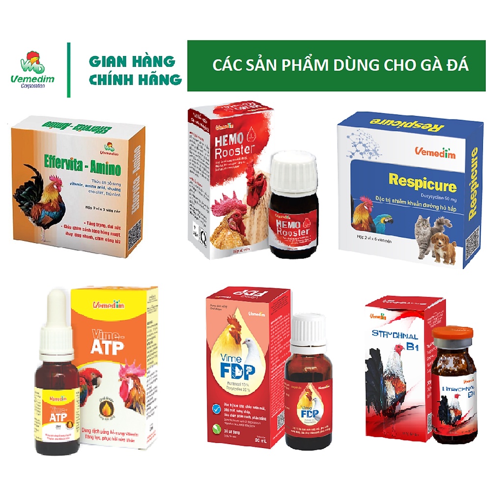 VEMEDIM Canktrix Giúp Gà Đá, Chim Cảnh, Bồ Câu Hết Đẹn Miệng, Viêm Loét Miệng