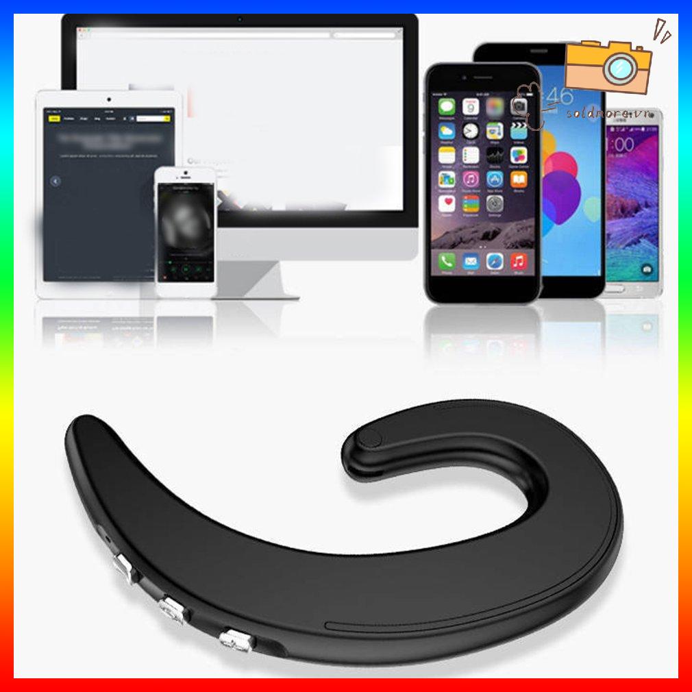 Tai nghe bluetooth dẫn truyền xương ô tô màu đen (có bao bì carton) (pin lithium tích hợp)