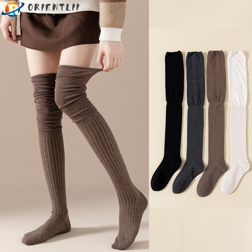 1 Đôi TấT DàI Qua GốI NhiềU MàU ThờI Trang Cho Nữ